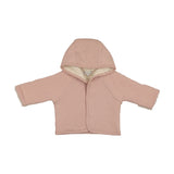 Bebe Organic Blush Heart Pointelle Jacket