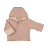 Bebe Organic Blush Heart Pointelle Jacket
