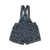 Piupiuchik Blue Animal Print Shorts with Strap
