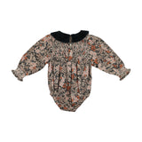 Bebe Organic Fall Booms Elora Romper