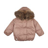 Scotch Bonnet Pink Natural Fur Lined Coat