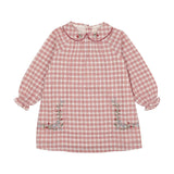 Gingersnaps Red Baby Winnie Checkered Dress