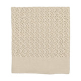 Carmina Butter Crochet Knit Blanket