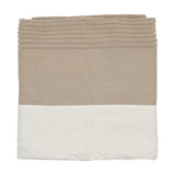 Carmina Oat and Linen Knit Blanket