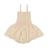 Tocon Cream Corazon Tutu Romper