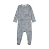Bopop Blue Outdoor Toile Footie