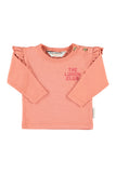 Piupiuchick Pink Apple Terry Long Sleeve Tee