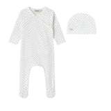 MarMar Droplet Rubello Footie and Hat
