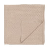 Mema Knit Oatmeal Pointelle Knit Blanket