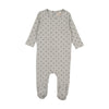 Mema Knits Blue Berry Print Footie