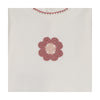 Mon Tresor Ivory/Rose Geo Floral Footie and Bonnet