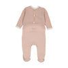 Mon Tresor Pink Whip Classic Wrap Footie