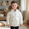 Scotch Bonnet Beige Fur Pocket Coat