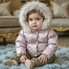 Scotch Bonnet Pink Natural Fur Lined Coat