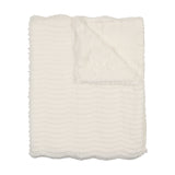 Peluche White Waves Fur Blanket