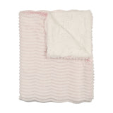 Peluche Pink Waves Fur Blanket