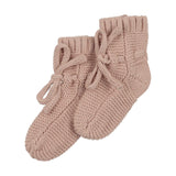 Peluche Rose Knit Booties