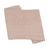 Peluche Scalloped Rose Mélange Bebe Knit Blanket