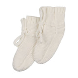 Peluche Cream Knit Booties