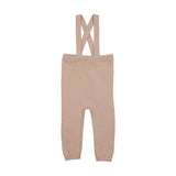 Peluche Rose Knit Suspender Leggings