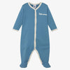 Petit Bateau Blue Snap Amour Footie