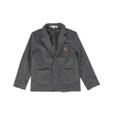 Little Parni Grey Woven Blazer
