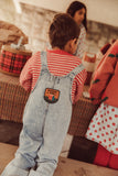 Piupiuchick Light Blue Denim School Trip Dungarees