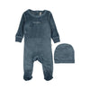 Pouf Royal Blue Stay Cozy Footie