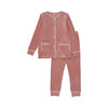 Pouf Dusty Pink Velour Pajamas