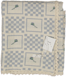Pudu Kite Print Quilted Blanket