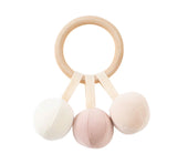 Kipp Pink Velvet Rattle Toy