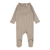 Lilette Oat Crown Graphic Pointelle Footie