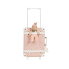 Olli Ella Pink Daisies See-Ya Suitcase