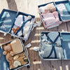 Olli Ella Steel Blue See-Ya Suitcase