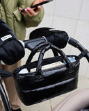 7 AM Enfant Black Liquid Shine Romy Stroller Organizer