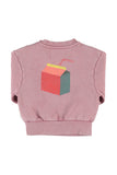 Piupiuchick Pink Lunch Break Oversize Sweatshirt