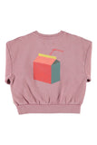 Piupiuchick Pink Lunch Break Oversize Sweatshirt