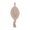 Peluche Taupe Knit Pacifier Clip