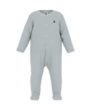 Petit Bateau Blue/White Stripe Footie