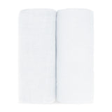 Comfycubs White Muslin 2pk Swaddle