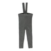 lil Legs Mid Grey Knit Suspender Legging