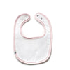 Lil Legs x BCP White/Pink Baby Bib