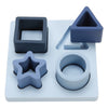 Three Hearts Blue Silicone Puzzle Toy