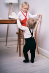 Silly Silas Love Red Footed Tights