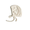 Mushie Ivory Baby Bonnet