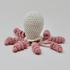 Yaarn Blush Octopus Rattle
