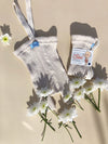 Silly Silas Cream Blend Shorty Tights with Braces
