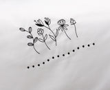 Mini Manilla Solid Signature Baby Linen Set Black/White