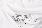 Mini Manilla Solid Signature Baby Linen Set Black/White