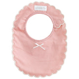 Alimrose Spot Pink Scallop Bib